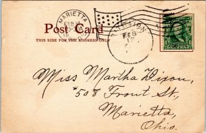 postcard - A Hand-Shake from Pitcairn, PA.