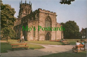 Staffordshire Postcard - St Mary's Church, Stafford   RR10925