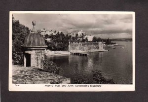 PR Governor's House Residence Puerto Rico San Juan Real Photo RPPC Postcard