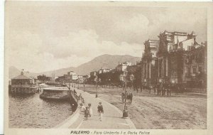 Italy Postcard - Palermo - Foro Umberto - L E Porta Felice    M492