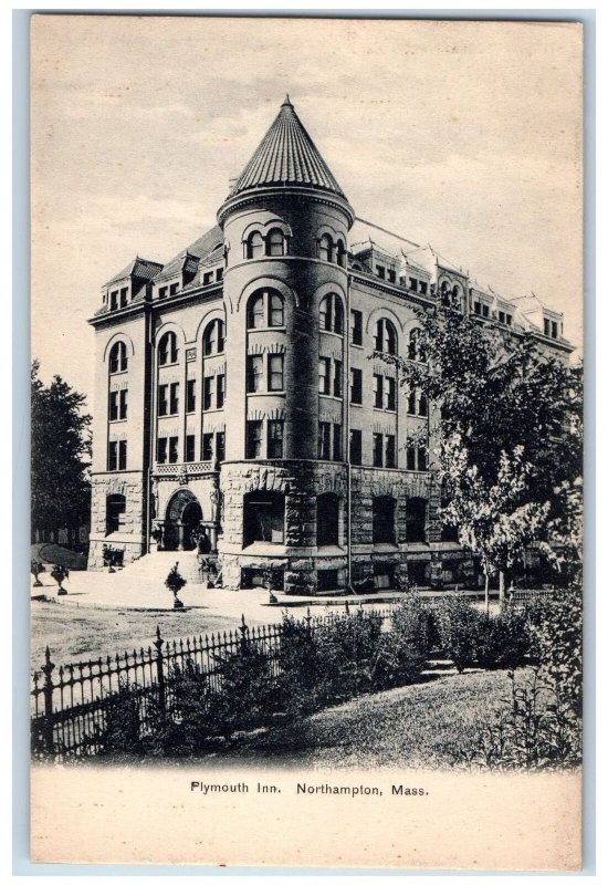 c1905s Plymouth Inn Exterior View Northampton Massachusetts MA Unposted Postcard