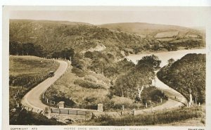 Wales Postcard - Horse Shoe Bend - Elan Valley - Rhayader - Real Photo   MB1552