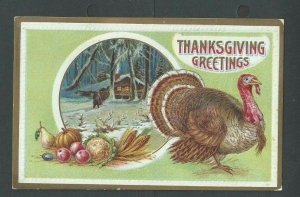 Ca 1912 Post Card Thanksgiving Salesmans Sample Post Card Price Removed