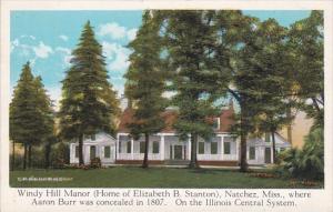 Windy Hill Manor Natchez Mississippi