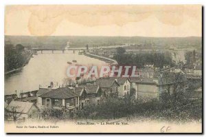 Old Postcard Athis Mons View Bridge