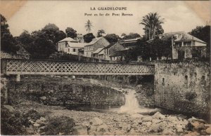 PC BASSE-TERRE PONT EN FER DIT PONT BERNUS GUADELOUPE (a27893)