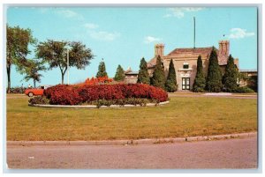 c1960's South Port Beach Kenosha Wisconsin WI Vintage Unposted Postcard 