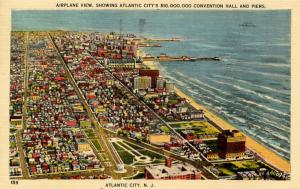 NJ - Atlantic City. Aeroplane View