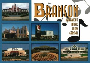 Vintage Postcard America's Music Show Capital Theaters & Stars Branson Missouri