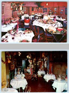 2 Postcards CHICAGO, Illinois IL ~ Restaurant CLUB EL BIANCO c1960s Roadside
