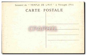 Old Postcard House of the little Saint Georges Perouges