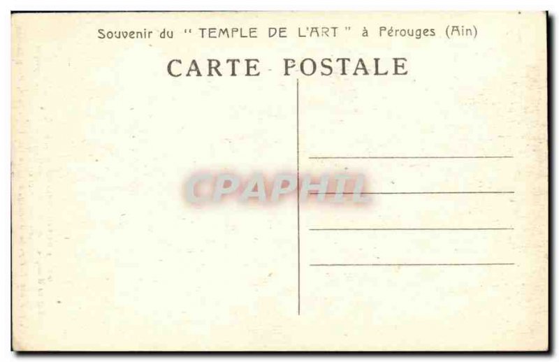 Old Postcard House of the little Saint Georges Perouges