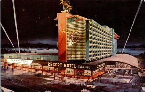 Vtg Harvey's Resort Hotel Casino Lake Tahoe Nevada NV Unused Postcard