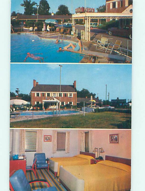 Unused Pre-1980 GEORGE WASHINGTON MOTEL Fredericksburg Virginia VA M1118