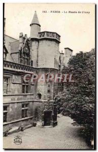 Paris Old Postcard Cluny Museum