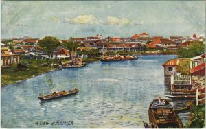 PC PHILIPPINES, A VIEW OF MANILA, Vintage Postcard (b39033)