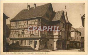 Modern Postcard Kaysersberg Renaissance House