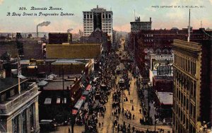 Riverside Avenue Spokane Washington 1912 postcard