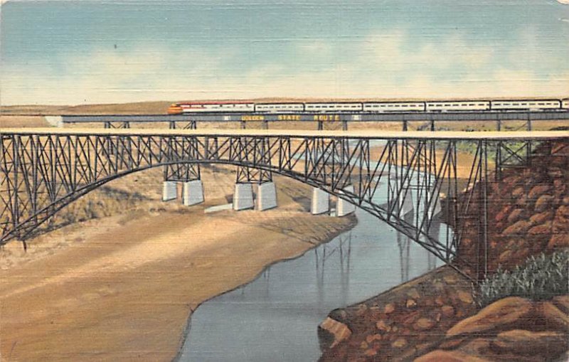 Highway, Railway Bridges Tucumcari, New Mexico NM s 