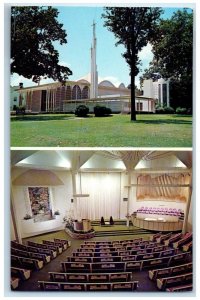 1966 First Baptist Church Central Hot Springs National Park Arkansas AR Postcard