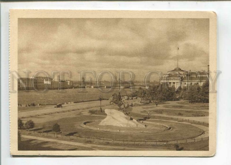 473577 USSR 1930 Leningrad Decembrists Square view of Neva circulation 15000 GIZ