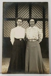 RPPC Mill Twp Grant Co Indiana Victorian Women Johnson & Lewis Postcard C6