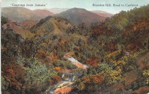 Brandon Hill, Road to Castletown Jamaica Unused 