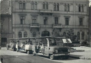 Postcard Hungary Szekesfehervar Microbus
