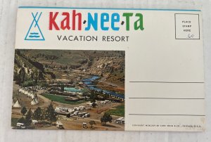 Kahneeta Vacation Resort Native American Tribes Postcard Souvenir Folder