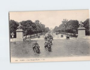 Postcard Les Champs-Elysées, Paris, France