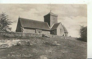 Surrey Postcard - St Martha's Chapel - Ref 11219A