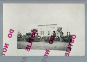 Grasston MINNESOTA RPPC 1913 ADVERTISING International Harvester MANURE SPREADER