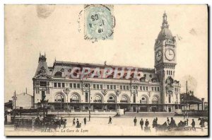 Old Postcard Paris Gare De Lyon