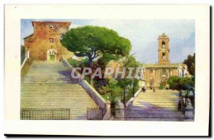 Old Postcard Italy italia Roma Campidoglio e l & # 39aracoeli