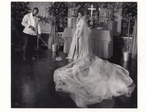 Alabama WW2 War Wedding Goes Wrong Altar Destroyed Canadian Real Photo Postcard