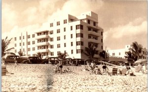 1940s Lauderdale Beach Hotel Ft. Lauderdale FL Real Photo Postcard