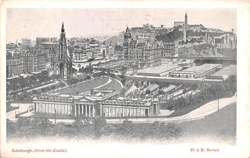 View from the castle Edinburgh Scotland, UK Unused 