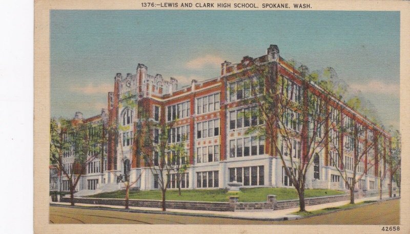 Washington Spokane Lewis and Clark High School 1940 sk5299