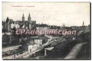 Old Postcard Chaumont Vue Generale