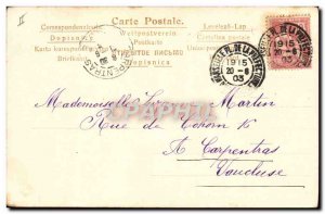 Old Postcard Fantasy Illustrator Dog