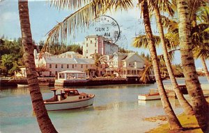 Bermuda Postcard Old Vintage Island Post Card Flatts Inlet Showing Coral Isla...