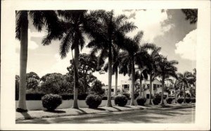 Bradenton Florida Cancel 1949 Road Palms Bldg Real Photo Postcard