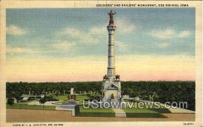 Soldiers' and Sailors' Monument - Des Moines, Iowa IA