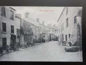 Cumbria DENT Main Street & Adam Sedgwick Water Ft Old Postcard by Thompson Bros