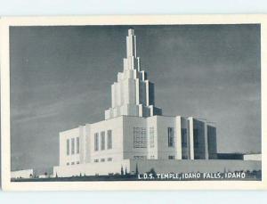 1940's TEMPLE SCENE Idaho Falls Idaho ID c6407