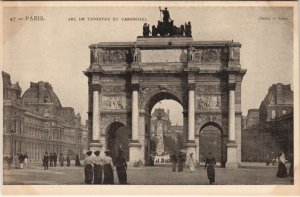 CPA PARIS 1e Arc de Triomphe du carrousel (997276)