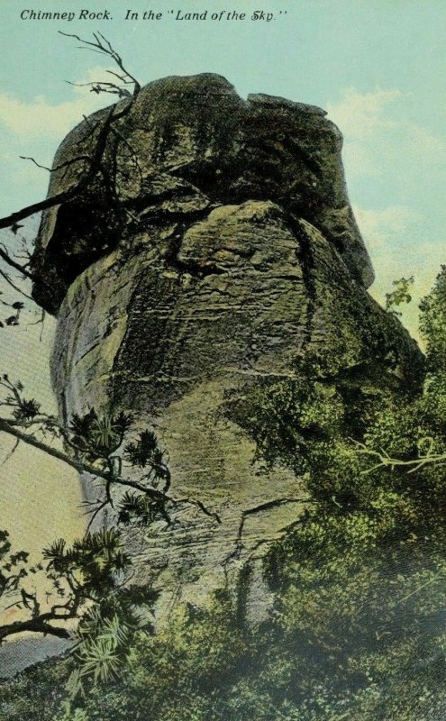 C. 1900-10 Chimney Rock State Park Rutherford County, NC Vintage Postcard F75