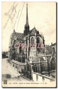 Old Postcard Dijon Apse of the Church of Saint Benigne