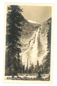 Canada - BC, Yoho Valley. Takkakaw Falls  RPPC