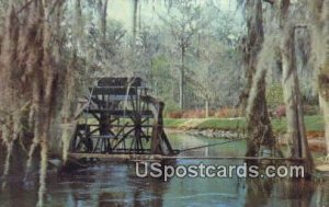 Water Wheel, Eidsto Memorial Gardens - Orangeburg, South Carolina SC  